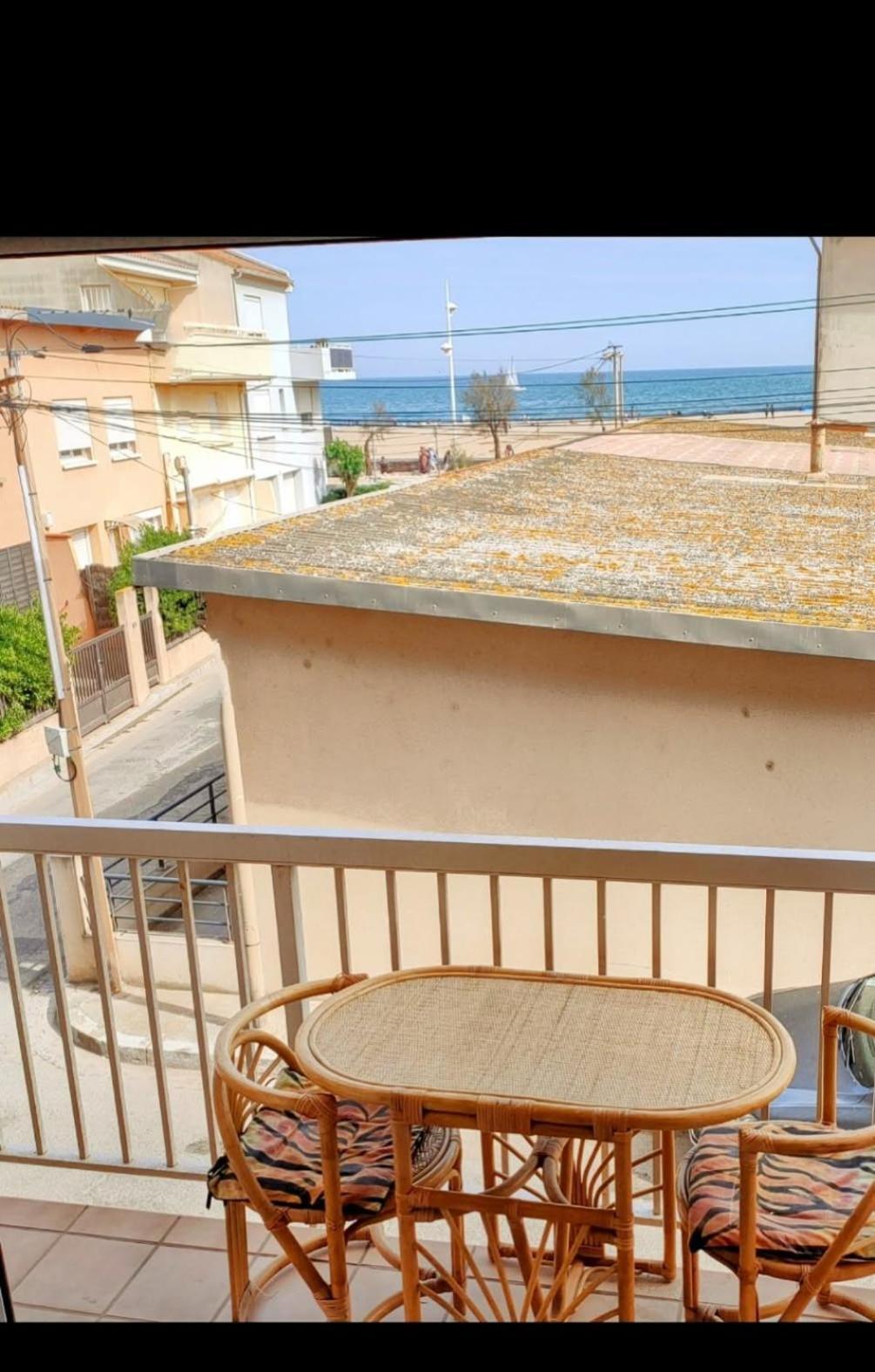 Séjour à Valras T1 Vue sur Mer - 50m centre et mer Exterior foto